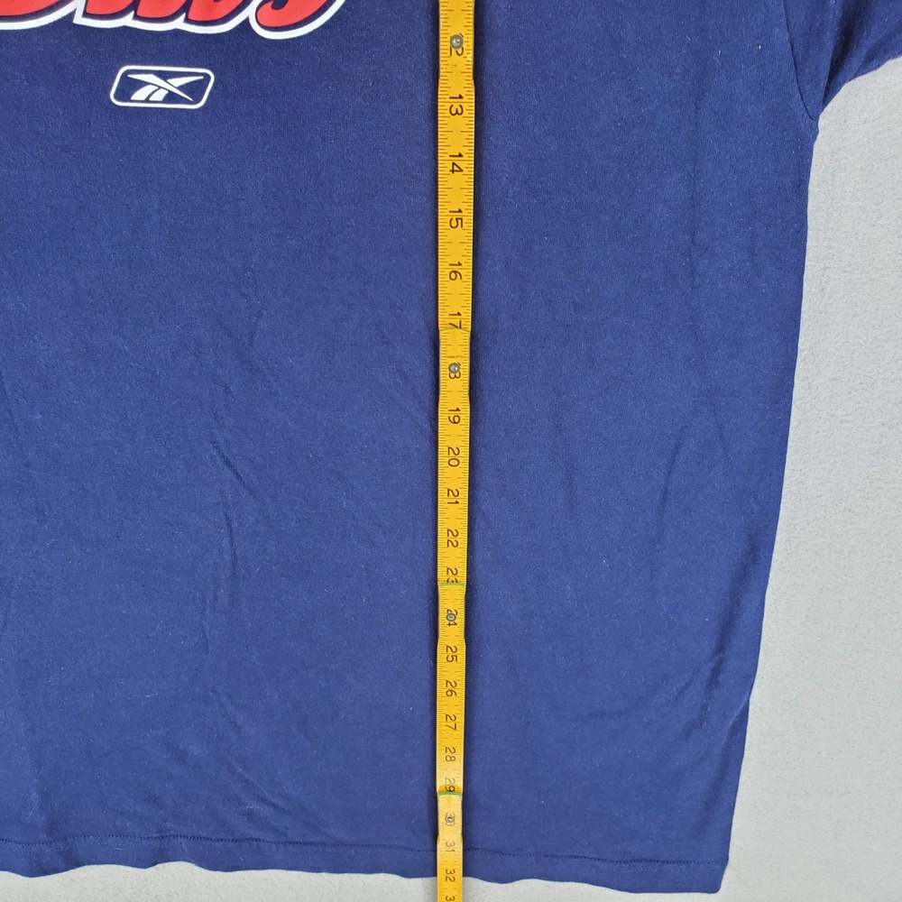 Reebok T-Shirt Mens L Blue Buffalo Bills NFL Graphic Tee Vintage Short Sleeve - Picture 5 of 5